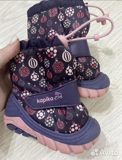 Сапоги зимние для девочки kapika 19