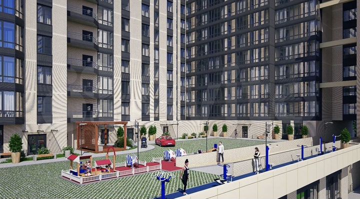 2-к. квартира, 60 м², 10/25 эт.