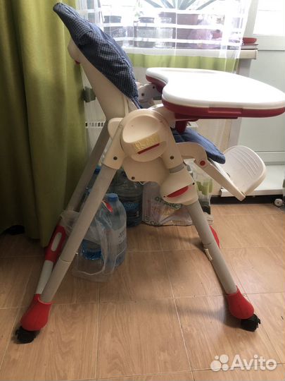 Стульчик для кормления chicco polly 2 in 1