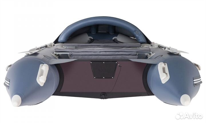 Надувная лодка gladiator D370AL в бело-сером цвете