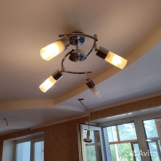 Люстра потолочная подвесная бу