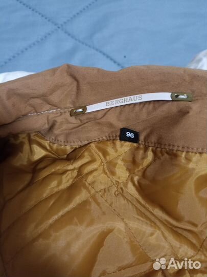 Плащ мужской because. Размер 96 по нашему 55-60