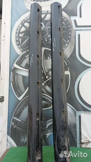 Накладки порогов на Opel Vectra C