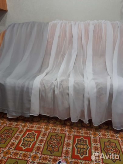 Шторы - вуаль для кухни