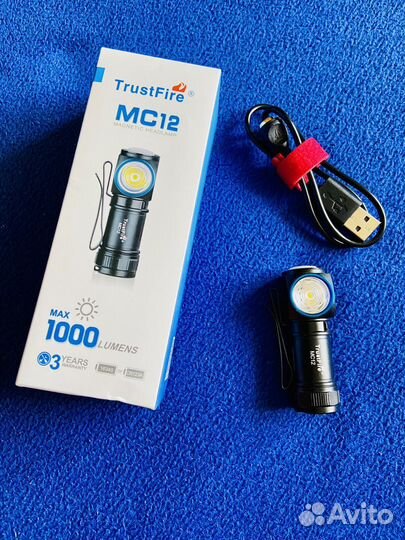 Фонарик TrustFire MC12 (1000 Lumens)