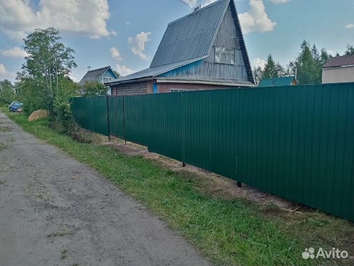 Заборы, навесы. Установка, монтаж