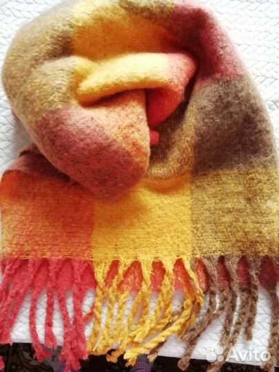 Новый женский теплый палантин