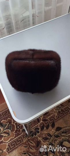 Норковая шапка мужская