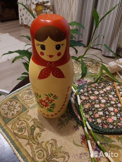 Термос матрешка СССР