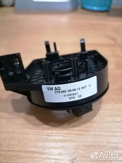 Подрулевой шлейф volkswagen Polo 2012г