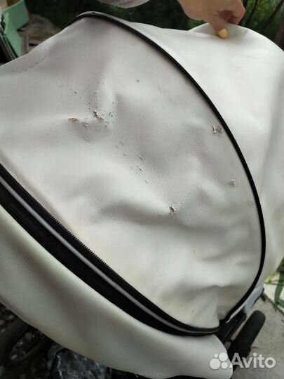 Коляска 2 в 1 эко кожа tutis