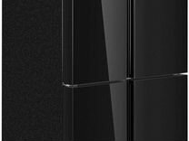 Новый холодильник maunfeld MFF182nfbe, черный
