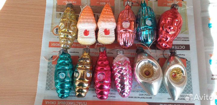 Елочные игрушки СССР