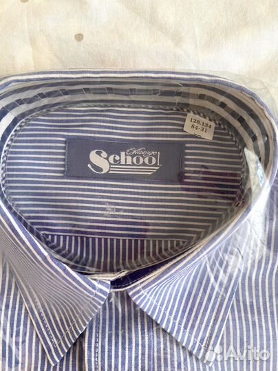 Рубашка для мальчика 128 134 новая