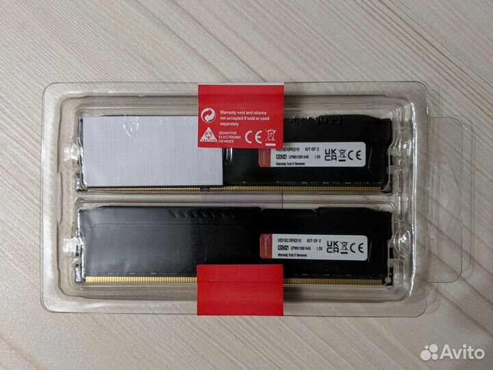Ddr3 16gb 1866 Мгц Kingston hyperx fury (NEW)