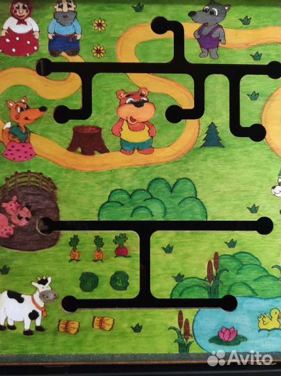 Бизиборд домик