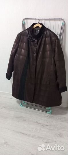 Куртка женская большого размера зимняя 66-72