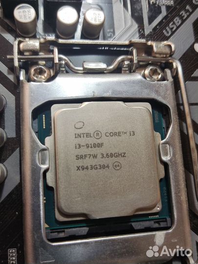 Платформа H310+I3 9100F (1151v2 сокет)