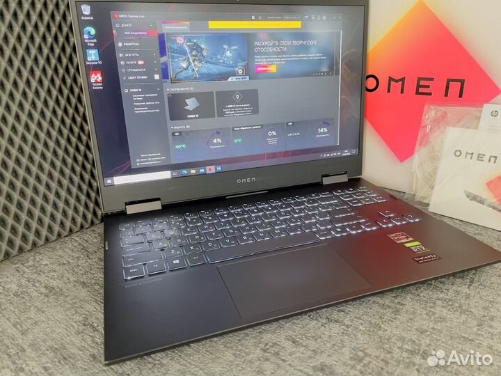 HP omen RTX 3060 6Gb+озу 32Gb Premium