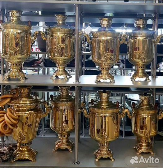 Самовар на дровах угольный