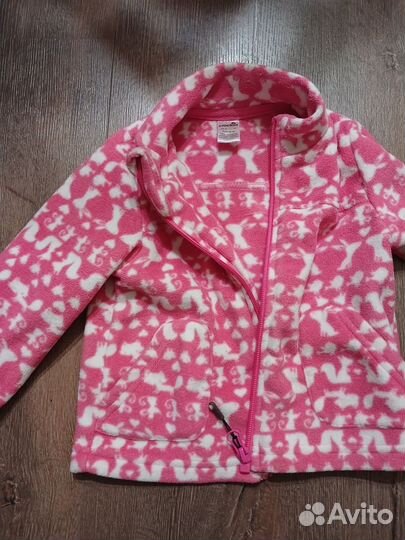 Флисовая кофта для девочки 80