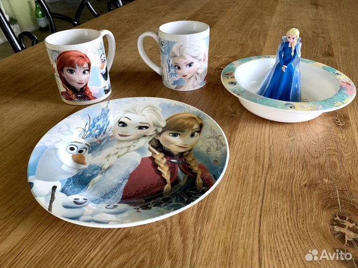 Набор посуды Холодное сердце для девочки 3-6 лет