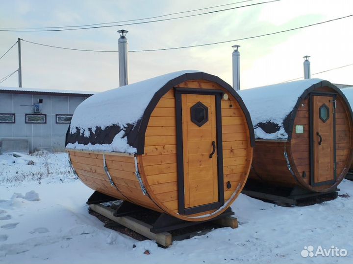 Баня бочка под ключ