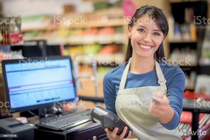 Кассир с питанием