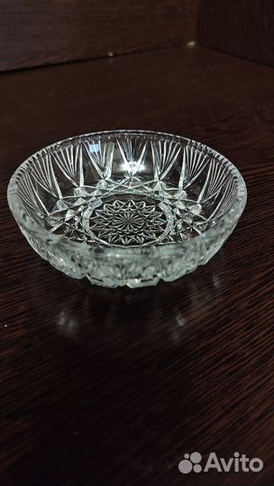 Икорница розетка хрусталь