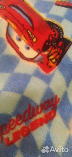 Детский плед+подушка Тачки