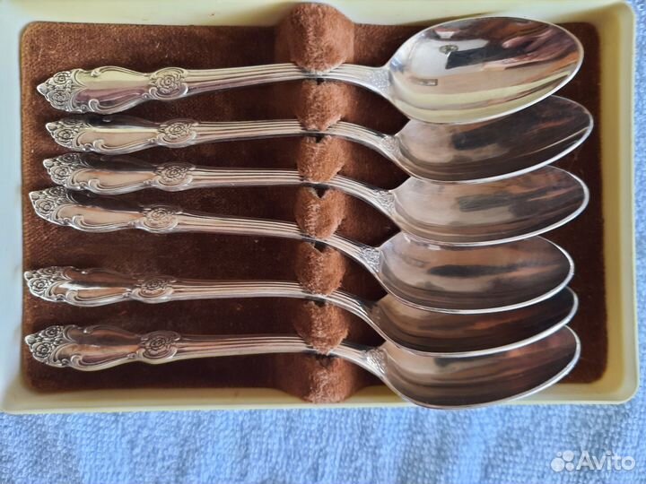 Мельхиоровые десертные ложки