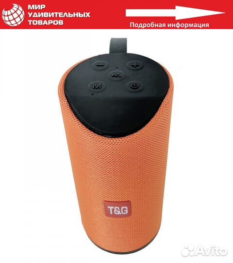 Колонка блютуз портативная T&G 113