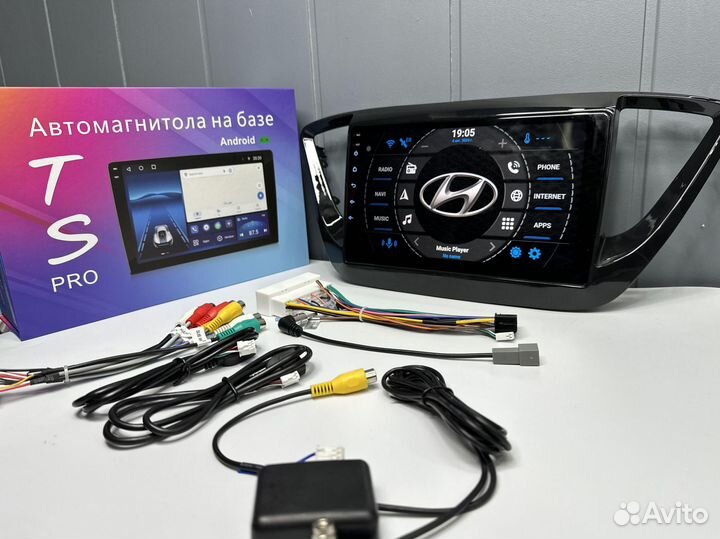 Магнитола Android Hyundai Solaris 2