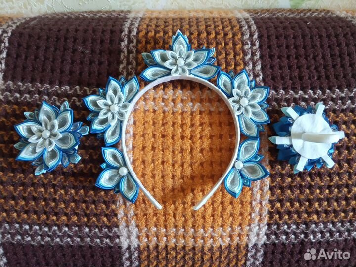 Ободок для волос ручной работы