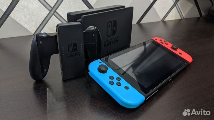 Nintendo switch rev1 прошитая чипом Picofly