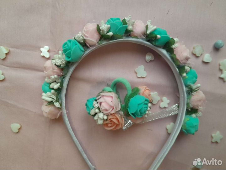 Венок на девочку, девушку комплект новый