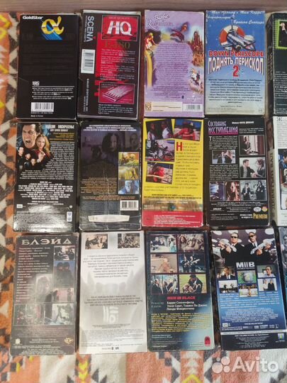 VHS видеокассеты фильмы 24 шт