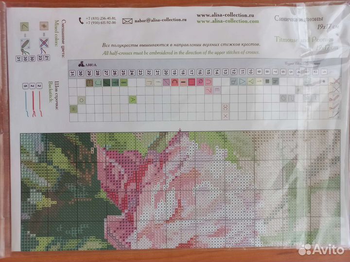 Набор для вышивания крестом Алиса