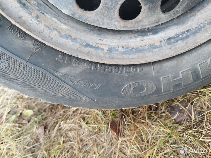Зимние колёса в сборе r15, на резине 195/65