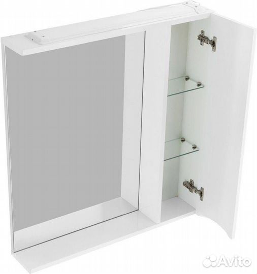 Зеркало-шкаф BelBagno Marino 60x75 marino-SPC-600/750-1A-BL-P-R правое с подсветкой