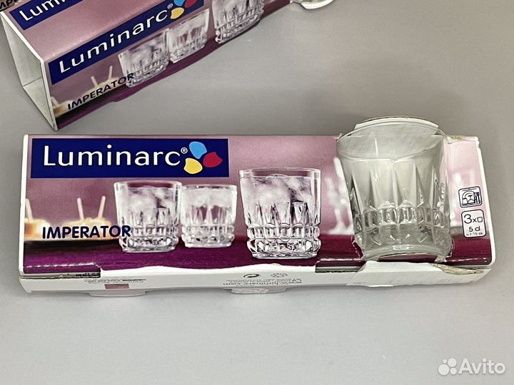 Стопки для водки 50мл Luminarc Inperator 12шт