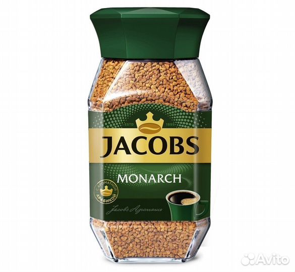 Растворимый кофе Якобс Монарх 95г