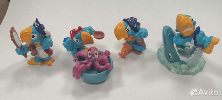 Киндер Привидения в супермаркете, Попугаи, Акулы