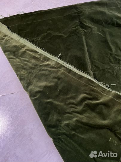 Отрез ткани бархат СССР