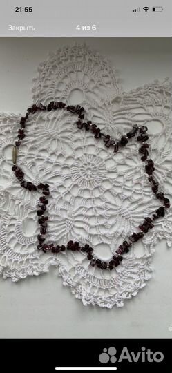 Гранатовое колье