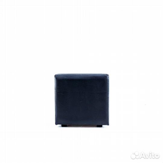 Банкетка куб 370х400х400мм, цвет черный