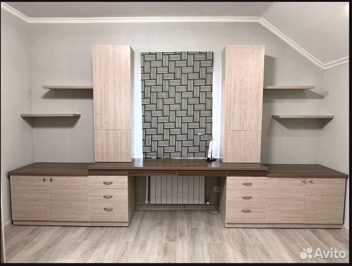 Детская учебная зона у окна по вашим размерам