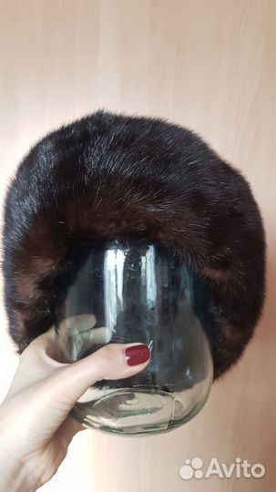 Шапка из норки мужская (58-60 см)