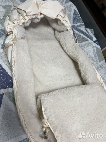 Зимний конверт в коляску