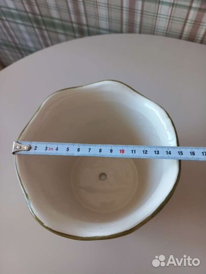 Цветочный горшок керамический